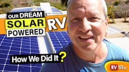 RV Solar Installation from Start-To-Finish (Mounting, Wiring, Controller, Multiplus, Cerbo GX)