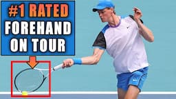 Jannik Sinner Forehand Analysis- Footwork, Technique, Swing Path And MORE!