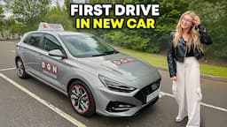 Learner's FIRST Drive in Brand NEW Car | "I Prefer the Old One"