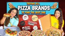 🍕Which brand serves the BEST PIZZA? Trying all Pizza Brands to find the Best Pizza! Thakur Sisters