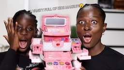 Trying Washable Kids Makeup In A Full Vanity!