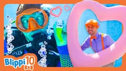 BLIPPI’S TOP TEN: FUN AND GAMES! - Blippi Top 10! | Educational Videos for Kids