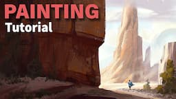 Landscape Digital Painting Tutorial ( Concept Art Process )