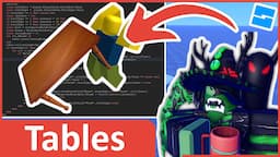 Roblox Beginners Scripting Tutorial #18 - Tables (2023)