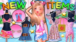 Trying To WIN Using The NEW SUMMER ITEMS in The DRESS TO IMPRESS SUMMER Update in ROBLOX!