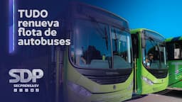 Gobierno acompaña a TUDO en presentación de nuevo flota de autobuses