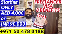 Dubai Freelancer Visa 2024🔥UAE AZAD VISA II FREE VISA II आजाद वीजा🔥 8 Benefits Visit or Employment