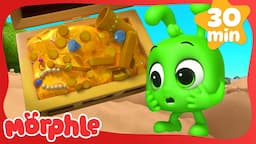 Buried Treasure Adventure! | 🔴 Morphle VS Orphle 🟢 | Fun Kids Cartoon