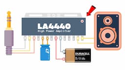 Simple Best Quality Amplifier circuit Using LA4440/ CD4440 IC