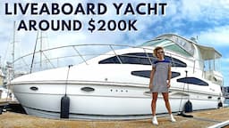 $229,000 2005 CRUISERS 405 Express Motoryacht Liveaboard & Starter Yacht Tour