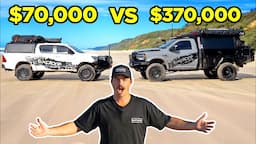 $370k vs $70k 4WD Challenge!