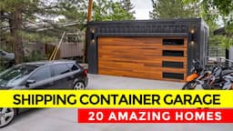 Shipping Container Garage Ideas - Beautiful Container Homes