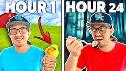 Eating Only What I Catch For 24 Hours!