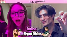 I propose Rapunzel On Ome.tv 💍|| Best Flynn Rider Reactions Ever