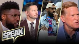 LA Times: JJ Redick's "credibility is he's LeBron's buddy," will hire hurt the locker room? | SPEAK