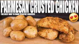 ANABOLIC PARMESAN CRUSTED CHICKEN | Easy High Protein Crispy Chicken Recipe | Air Fryer Chicken