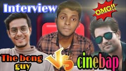 @TheBongGuyOfficial vs @Cinebap l funny interview video of the bong guy and cinebap l