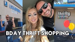 TWO NEW (TO ME) THRIFT STORES | BIRTHDAY THRIFT SHOPPING & HAUL