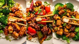 3 Incredible Takeout Recipes (Made at Home!) | Vegan Tofu Recipes