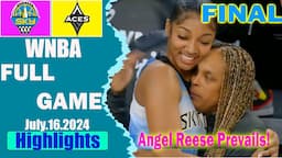 Chicago Sky vs. Las Vegas Aces (07/16/24) FULL GAME Highlights | Women's Basketball 2024