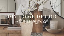 DIY Home Decor || Vintage Inspired || Designer Dupes || Bread Board, Olive Jar, Stone Plate & More