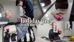 Holiday prep with me | unbox parcels, pack with me + holiday essentials