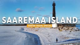 Trip to Estonia's Largest Island For 150$ (Spending 48 hours on Saaremaa Island in Winter)