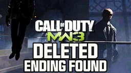 SECRET CALL OF DUTY ALTERNATE ENDING FOUND 13 YEARS LATER! (Modern Warfare 3)