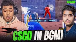 COUNTER STRIKE IN BGMI ?! *TX vs TZ* | Playing on Infinix GT 20 Pro 5G