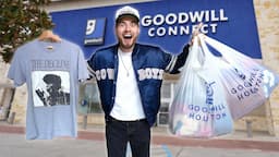 GOODWILL PACKED With VINTAGE Clothes! Supreme, Harley, & More! Trip to the Thrift!