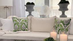 HOW TO CHOOSE THROW PILLOWS~ SIZES & COLORS ~ QUICK DESIGN TIPS ~HOW TO MIX & MATCH ACCEN PILLOWS