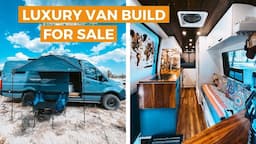 LUXURY VAN BUILD FOR SALE  |  2019 Mercedes Sprinter 4x4 170 Ext  |  VAN CONVERSION TOUR