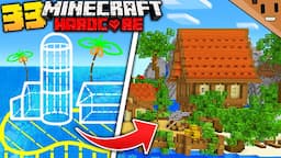 I Built an ENTIRE ISLAND in Minecraft Hardcore! (#33)