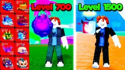 NOOB to MAX Level With ALL MYTHICAL FRUITS in Blox Fruits (Part 2)