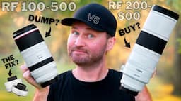 DUMP The 100-500 OR Can TELECONVERTERS Make The DIFFERENCE? Canon RF 200-800 vs RF 100-500 Review