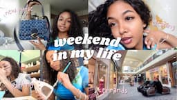 SPEND THE WEEKEND WITH ME vlog ☀️ | cleaning my messy room, shopping, painting