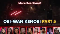 Reactors Reaction to DARTH VADER And REVA | PART 2 MORE REACTIONS!| Obi-Wan Kenobi Part 5