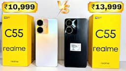 Realme C55 4GB/64GB 🆚 Realme C55 8GB/128GB ⚡ Unboxing ⚡ Comparison ⚡ Camera ⚡ Full Details 🔥