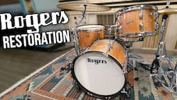 Restoring a 1960's Rogers Holiday Drum Set