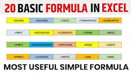 OMG🔥Microsoft excel all formulas | How to use excel formula and functions in Excel | Excel Formula