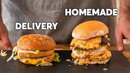 Delivery vs Homemade McDonald's Big Mac