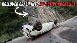 Crashed Into An Active Rockslide In Gatlinburg | PD Calls & Winching