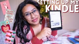 Setting up my *NEW* Kindle! | Buy Books with Me | Vlogmas 2022