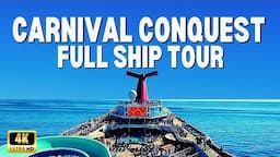 New Carnival Conquest Full Ship Tour Deck By Deck - Ultimate Cruise Ship Tour 🚢 ⚓️ 🛳