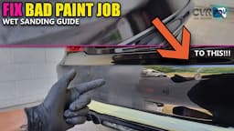 How to Mirror Finish a BAD Paint job