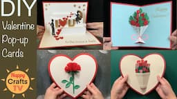 4 Handmade Pop-Up Cards for Your Valentine