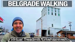 Virtual Walk Through Belgrade, MT - Virtual Walks for Treadmill - 4k City Walks