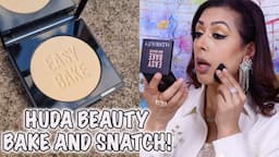 REVIEW: NEW Huda Beauty Easy Bake & Snatch Pressed Powder