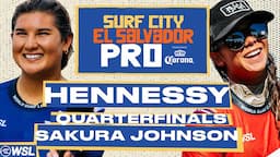 Brisa Hennessy vs Bettylou Sakura Johnson | Surf City El Salvador Pro Pres By Corona 2024 - Quarters