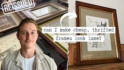 Game-changing framing hacks for thrifted frames!